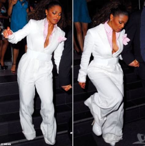 Braless Janet Jackson Suffers Yet Another Wardrobe Malfunction By