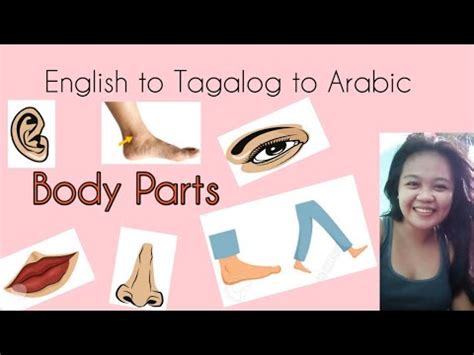 English To Tagalog To Arabic 003 Body Parts YouTube