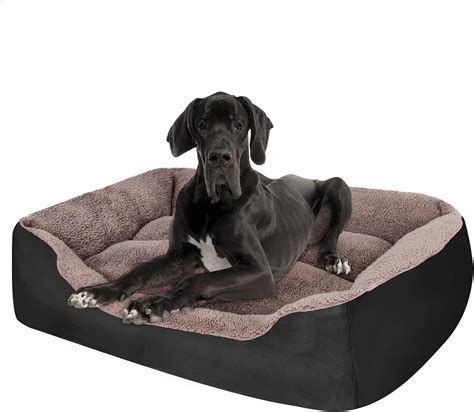 Puppbudd Dog Beds For Extra Large Dogs Rectangle Washable Comfortable