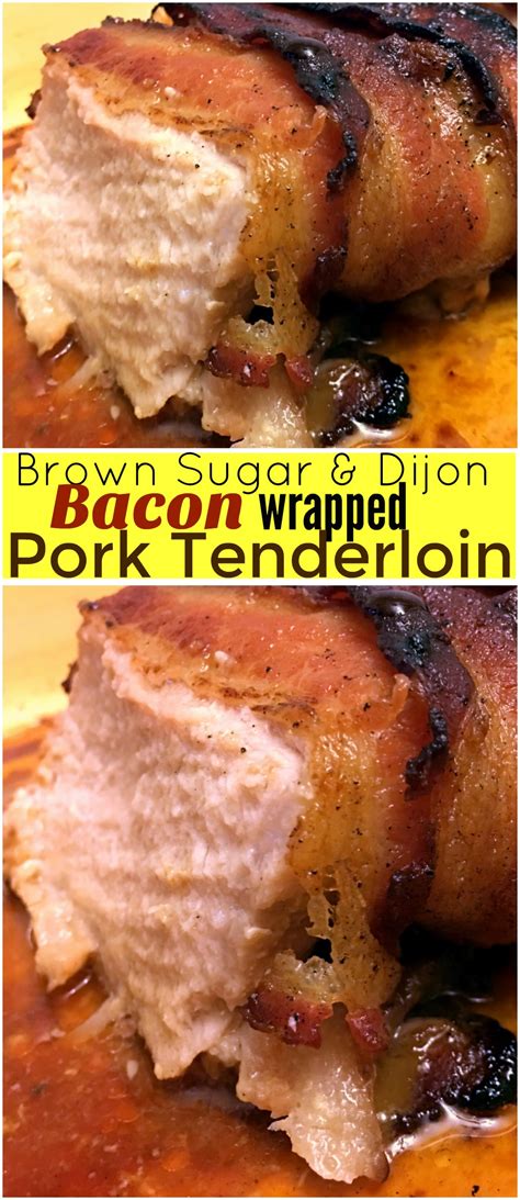 Is there a difference between pork loin and pork tenderloin? Brown Sugar & Dijon Bacon Wrapped Pork Tenderloin - Aunt ...