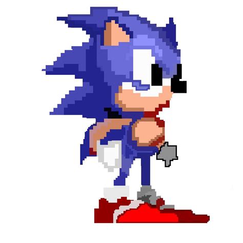 Random Sonic Sprite I Made Based Off The Old One By Reeeeboi5555 On