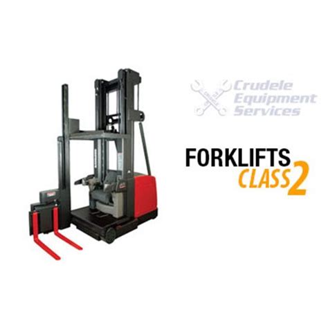 Electric Narrow Aisle Ride On Swing Reach Forklift Crudele Equipment