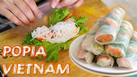 The typical chinese wheat spring roll wrapper or rice paper wrappers. POPIA VIETNAM | VIETNAMESE SPRING ROLL | CARA BUAT POPIA ...