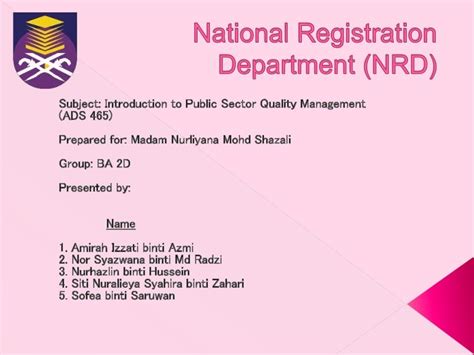 National Registration Department Malaysia