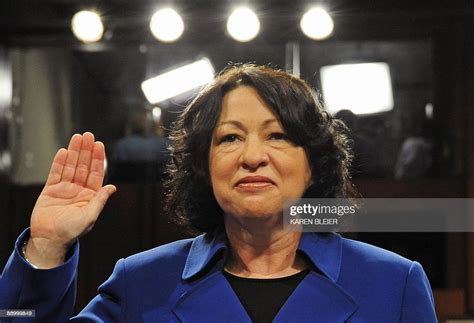 Supreme Court Nominee Judge Sonia Sotomayor Is Sworn In During Her News Photo Getty Images