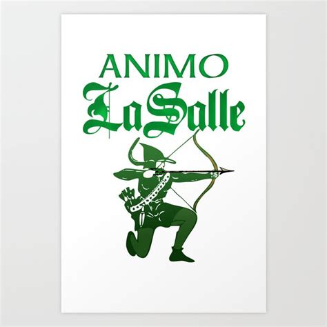 Animo La Salle Art Art Print By Leo Dicatrios Society6