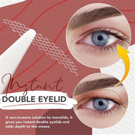 GLUE FREE INVISIBLE DOUBLE EYELID STICKER