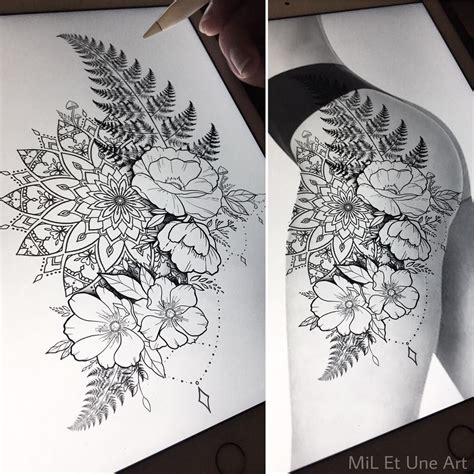 647 Likes 14 Comments Mil Et Une ~ Art And Tattoo Mili3art On