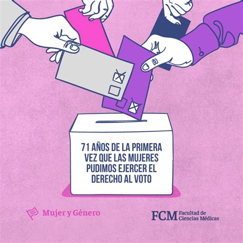 71 Años Voto Femenino Fcm
