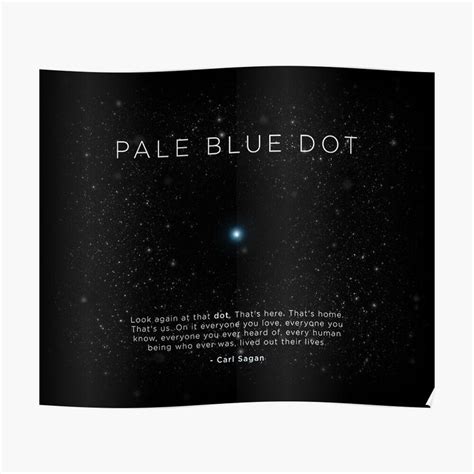 Carl Sagan S Pale Blue Dot Poster By BrianSmith84 Pale Blue Dot
