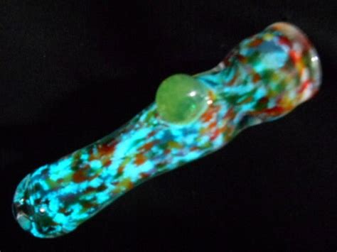 Glow In The Dark Pipe Glow Pipes Black Light Glass By Kindglass