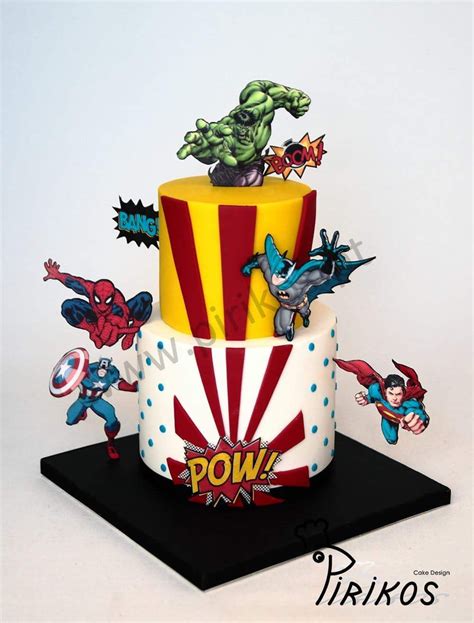Find this pin and more on let them eat cake by lisa keable. Pin by Natalie on cakes (With images) | Marvel cake ...
