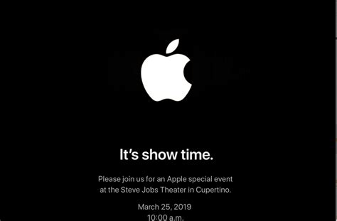 Apple Confirms Big March 25 Event Its Showtime Tv And News Services