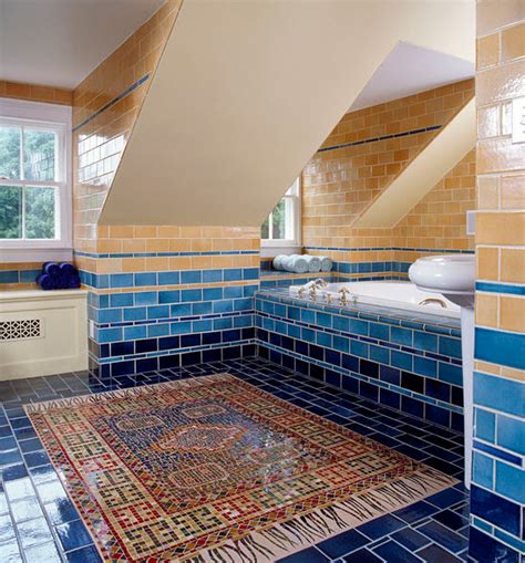 Light blue bathroom tile can make the room seem spacious and free. 36 royal blue bathroom tiles ideas and pictures