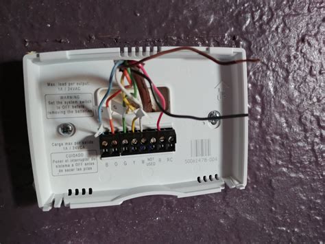 New thermostats usually come with a sheet of wire labels. New Thermostat Wiring - HVAC - DIY Chatroom Home Improvement Forum