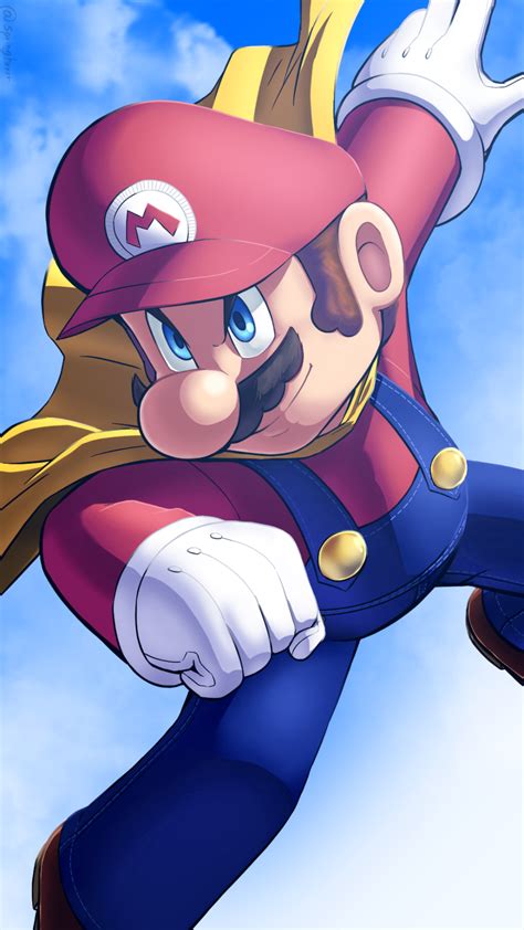 Cape Mario By Banelspringer On Deviantart Super Mario Art Mario