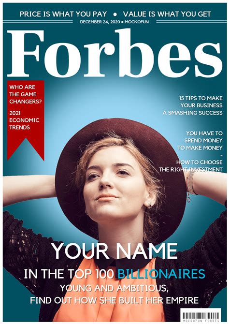 Forbes Magazine Cover Template Psd Best Psd Mockups
