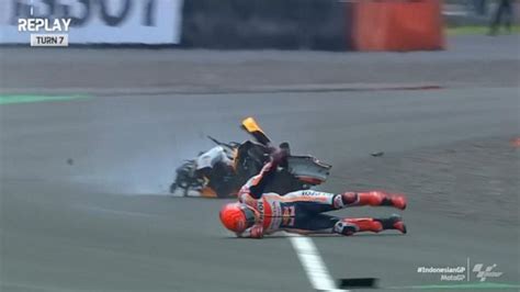 Video Motogp Racer Survives Massive Crash In Indonesia Abc News