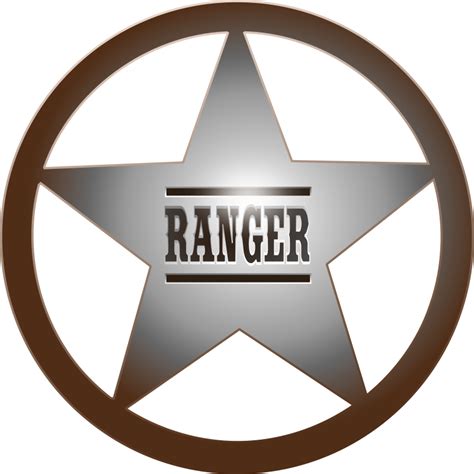 Texas Star Cliparts Park Ranger Badge Clip Art Png Download Full