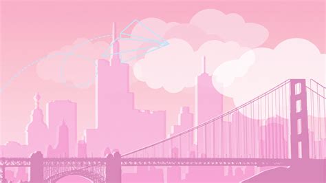 Pink Buildings Animated Loading Screen Kaz Kurogawas Ko Fi Shop Ko