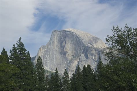 Half Dome Thru Trees Sentinel Bridge Yosemite Np Flickr