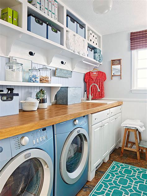 Ironing might not be one of our favorite household chores, but we reckon even we could find a little more enthusiasm for it thanks to this mini design. Ideas for an Organized Laundry Room - The Country Chic Cottage