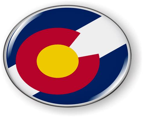 Colorado State Flag Emblem Best License Plate Frames