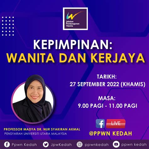 Assalamualaikum Jabatan Pembangunan Wanita Negeri Kedah Facebook