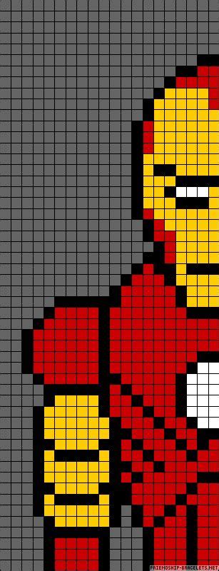 Iron Man Pixel Art Tạo Hình Siêu Nhân Rực Rỡ Nhấp Chuột Ngay