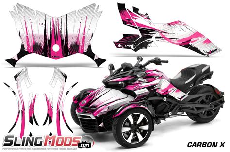 Can Am Spyder F3 Vinyl Decal Graphics Kit By Amr Racing
