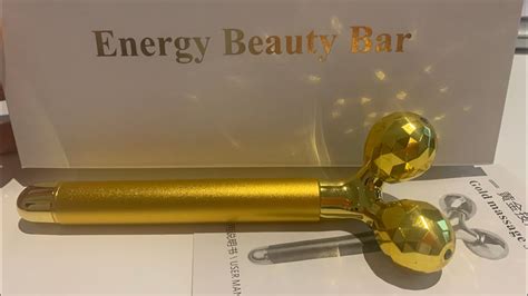 Unboxing Energy Beauty Bar Gold Massage Stick Facialathome Youtube