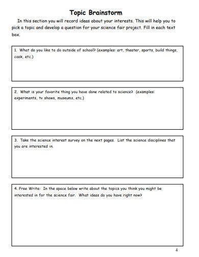 Free 11 Science Experiment Form Template In Pdf Ms Word