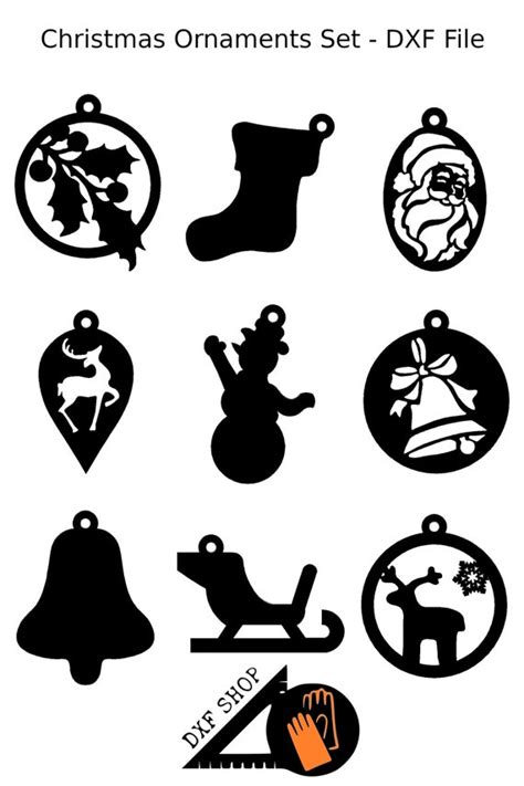 Free Christmas Ornament Dxf Files