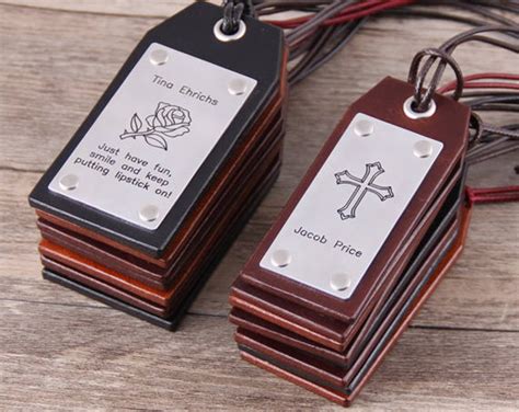 Personalized Leather Luggage Tag GPS Coordinates Travel Tag Etsy