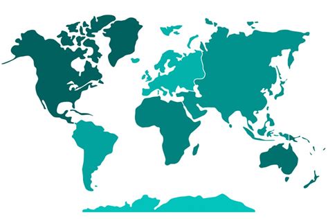 Vector World Map & US States — Medialoot