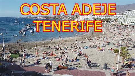 ️ Costa Adeje Tenerife Spain Youtube