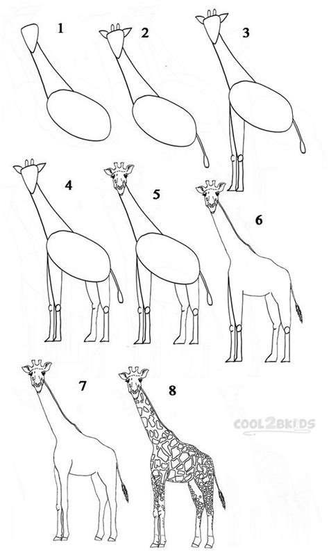 Https://tommynaija.com/draw/how To Draw A 3d Giraffe Step By Step