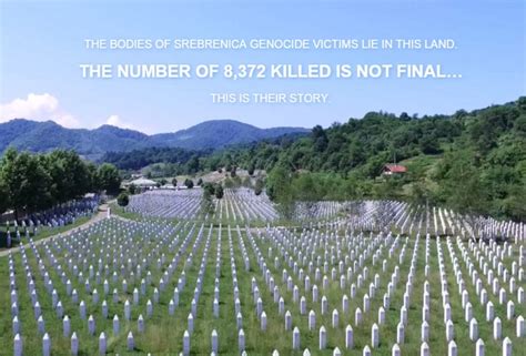 A place of remembrance for srebrenica memorial center @srebrenicamc. Srebrenica Virtual Museum