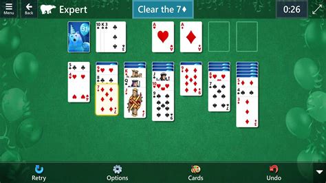 Star Clubsolitaire Celebrates 31 Yearsklondike Expert Clear The 7♦