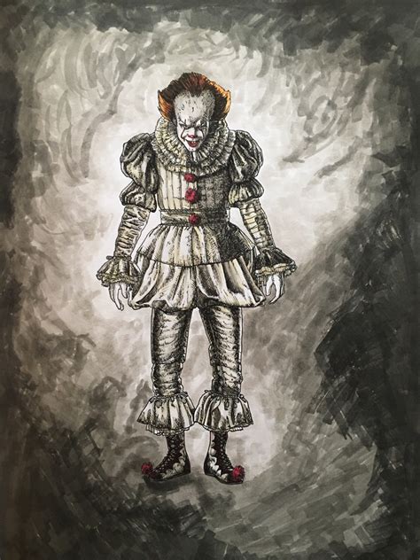 Pennywise The Dancing Clown In Ronald Shepherds Commission Art Work