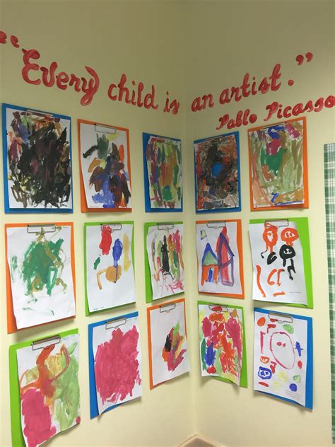 Every Child Is An Artist Art Corner Display Classroom Art Display Art Corner Art