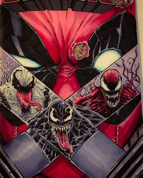 Deadpool Vs Venom Carnage And Anti Venom Deadpool Art Marvel Art