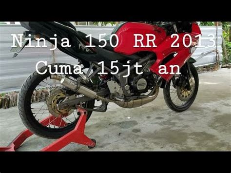 Kawasaki ninja 150 rr price, photos, mileage, ratings and technical specifications. KAWASAKI NINJA 150 RR 2013 cuma 17jt - YouTube