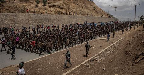 Tigrayan Forces Parade Ethiopian Soldiers Through Regional Capital
