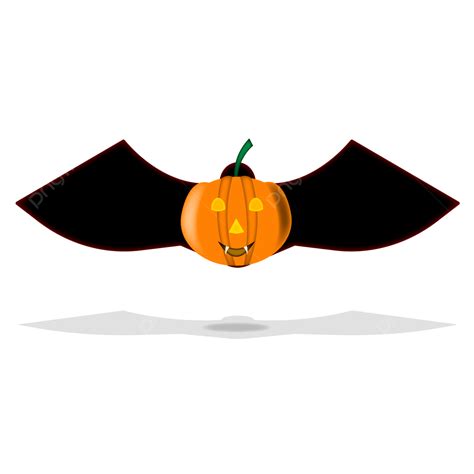 Halloween Pumpkin Bat Icon Halloween Bat Pumpkin Png And Vector With