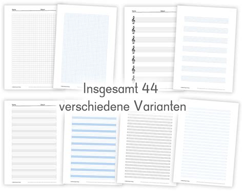 Lineatur für die erste klasse entsprechend einem heft der größe din a5. Mildenberger Verlag GmbH - Gratis: Schreibblatt-Vorlagen ...