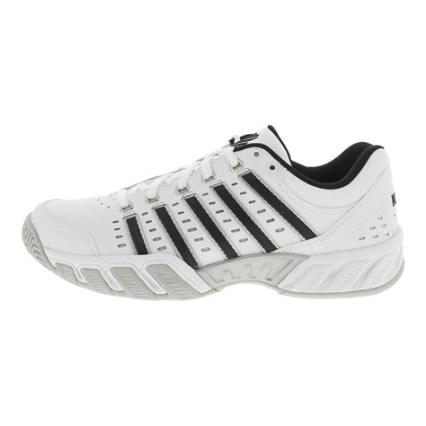 A closer look at my favourite tennis shoes. K-Swiss Men's Bigshot Light LTR Tennis Shoe (White/Black)