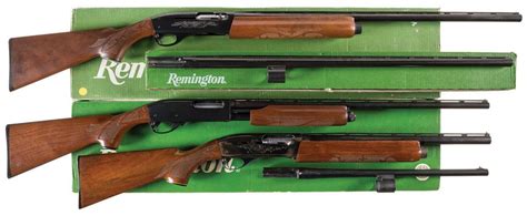 Three Remington Sporting Shotguns A Remington Model 1100 Lt 20 Semi