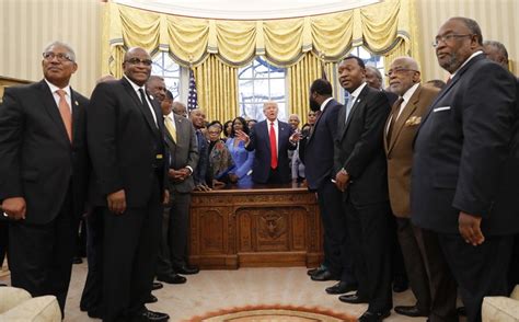 Maybe you would like to learn more about one of these? Trump meeting with presidents from historically black colleges - The Horn News
