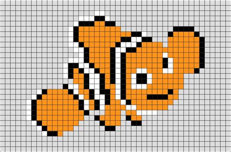 Finding Nemo Pixel Art Brik